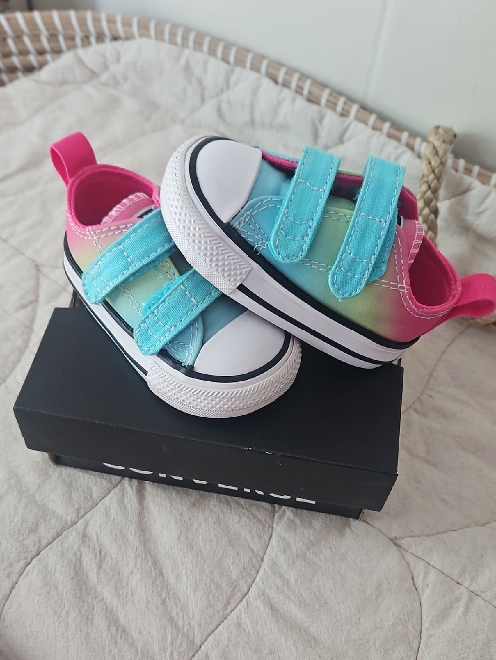 Infant Size 2 Tie Dye Converse
